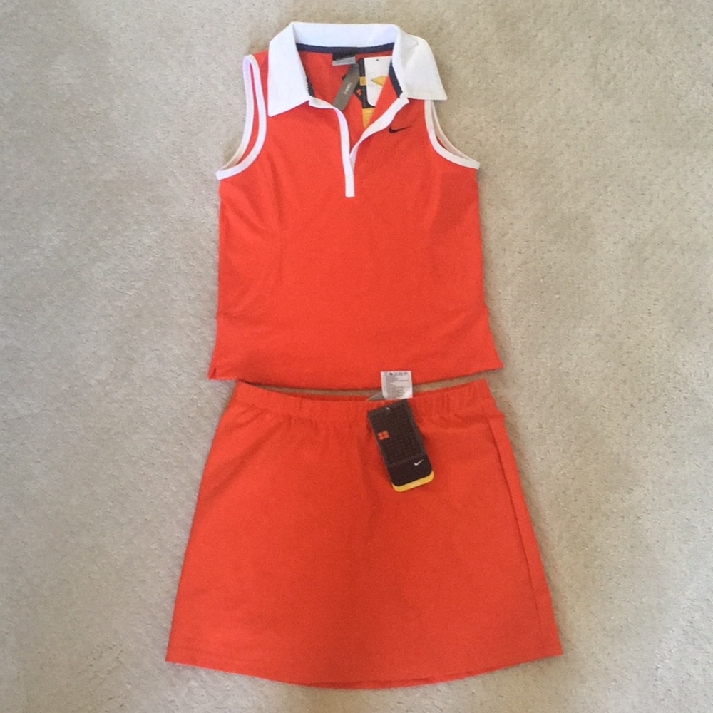 Nike workout top and skort